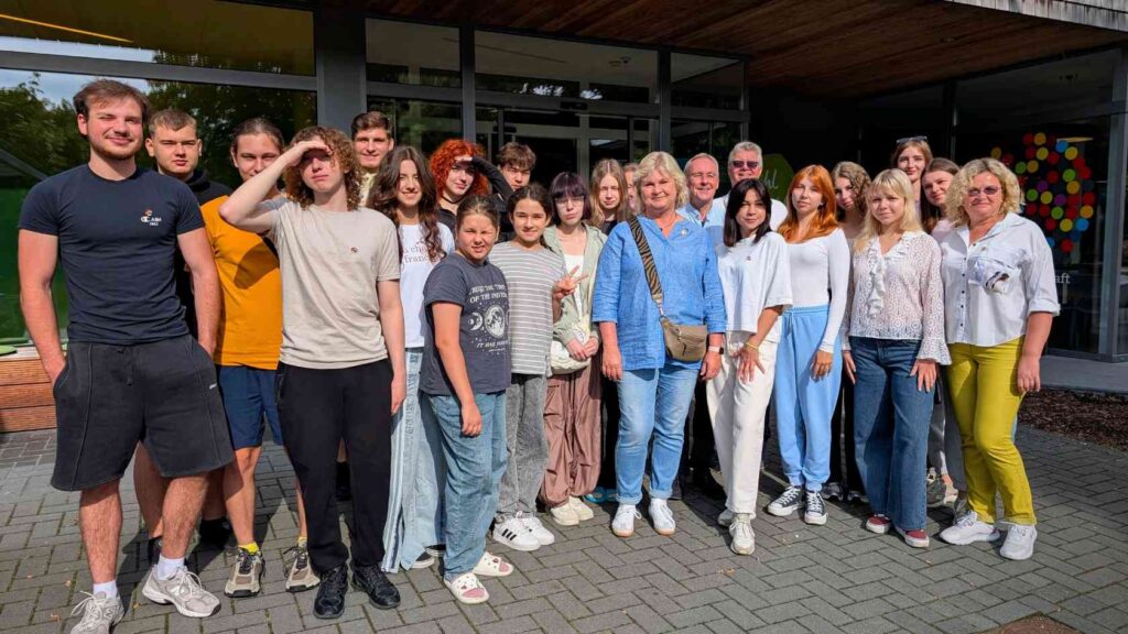 Jugendliche aus Partnerstadt Chuhuiv in Nordhorn – Begegnung und Erholung