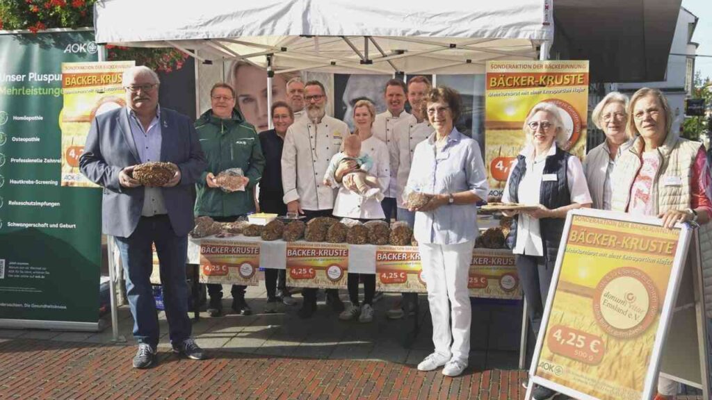 Bäcker-Kruste der Bäckerinnung unterstützt donum vitae Emsland mit Spendenaktion