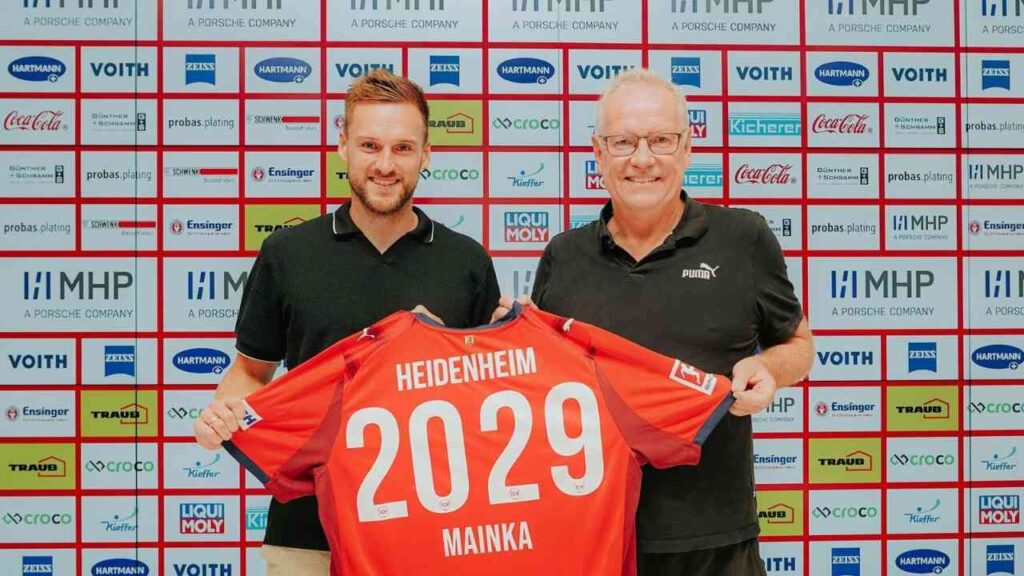 Heidenheim: Kapitän Patrick Mainka verlängert Vertrag bis 2029