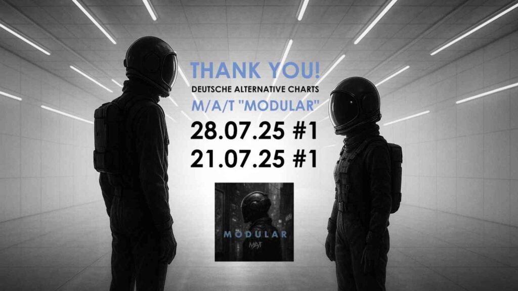 M/A/T: Erfolgreiche Platzierung von "Modular" auf #1 der Deutschen Alternative Charts