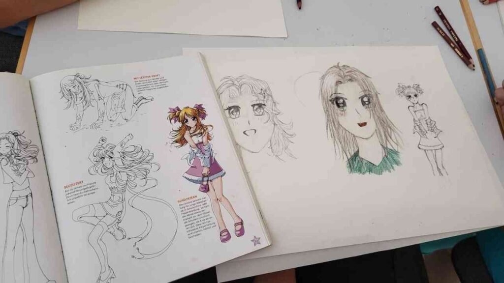 Gildehaus: Manga-Zeichenkurs begeistert junge Ferienkünstler im Otto-Pankok-Museum