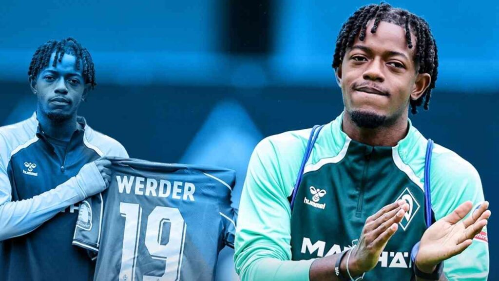 Bremen: Mbangula zahlt Trikottausch – Werder-Star zeigt Fan-Nähe