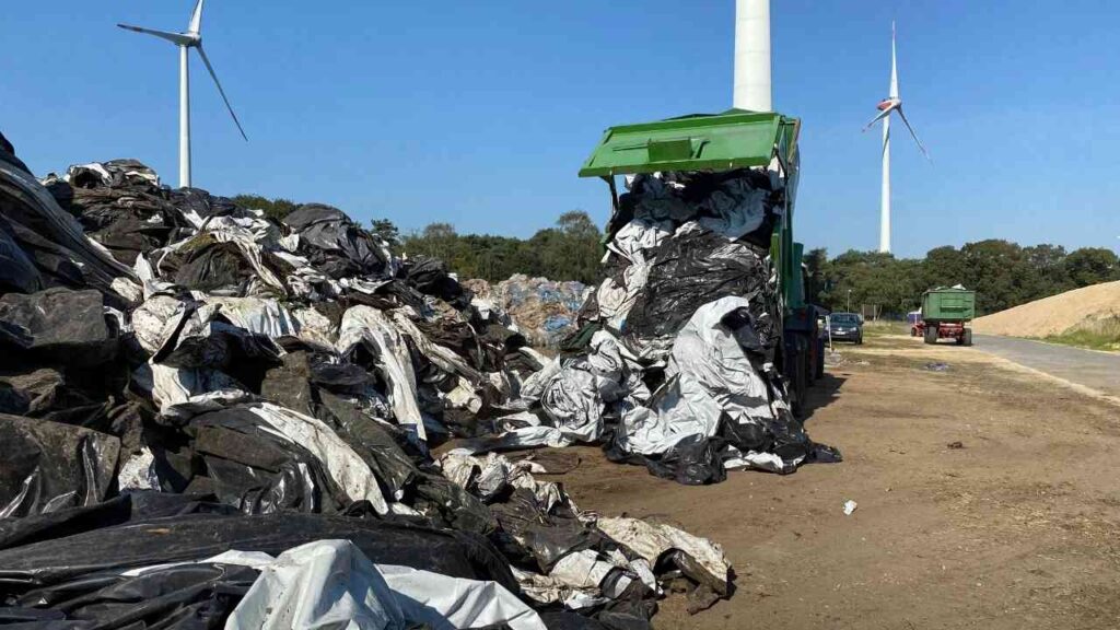Siloplanenaktion in der Grafschaft: Am Wochenende mehr Verkehr am Entsorgungszentrum Wilsum