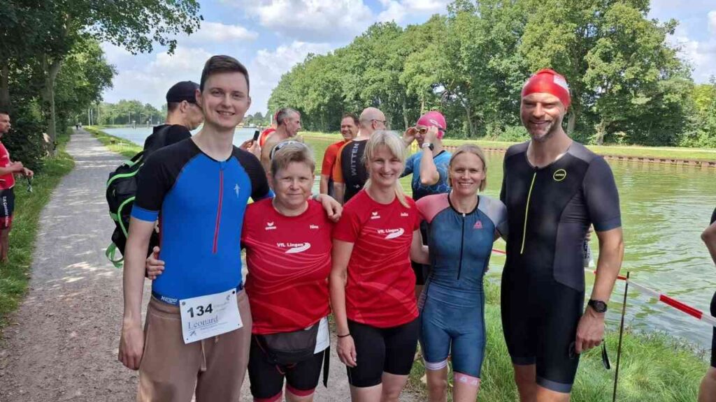 VfL Lingen überzeugt beim Channel Triathlon in Rheine