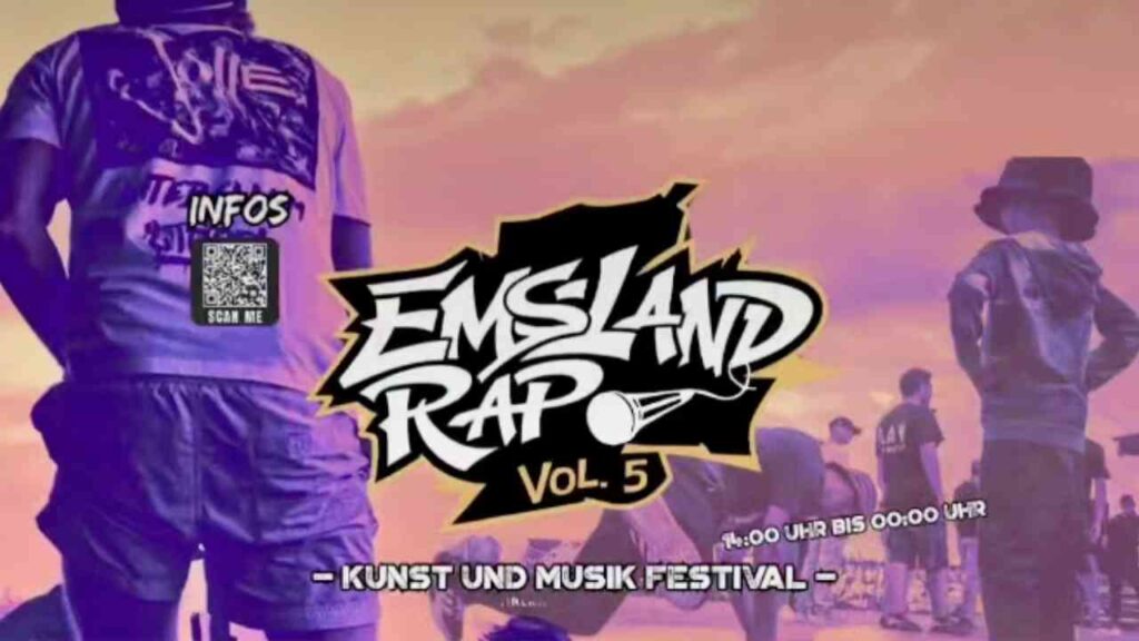 Emsland Rap Vol. 5 in Lingen mit Live-Musik und Graffiti am 6. September