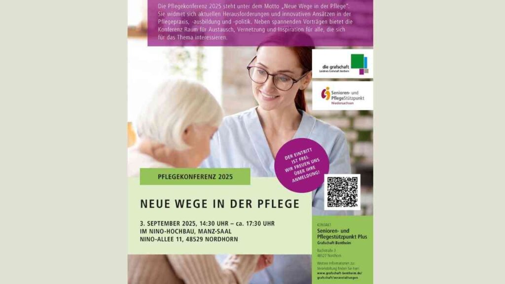 Zweite Grafschafter Pflegekonferenz am 3. September in Nordhorn