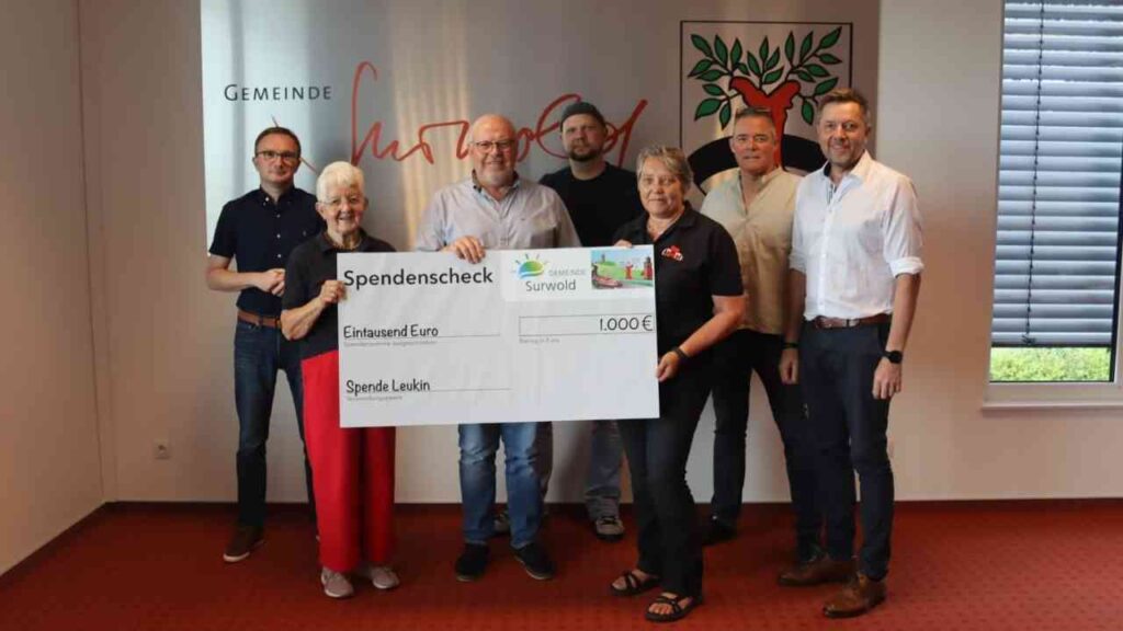 Surwold: 1.000 Euro vom „Kisten-Cup“ für den Verein Leukin gespendet