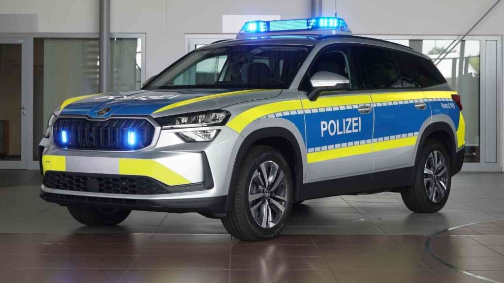 Škoda Kodiaq als Einsatzfahrzeug der Polizei