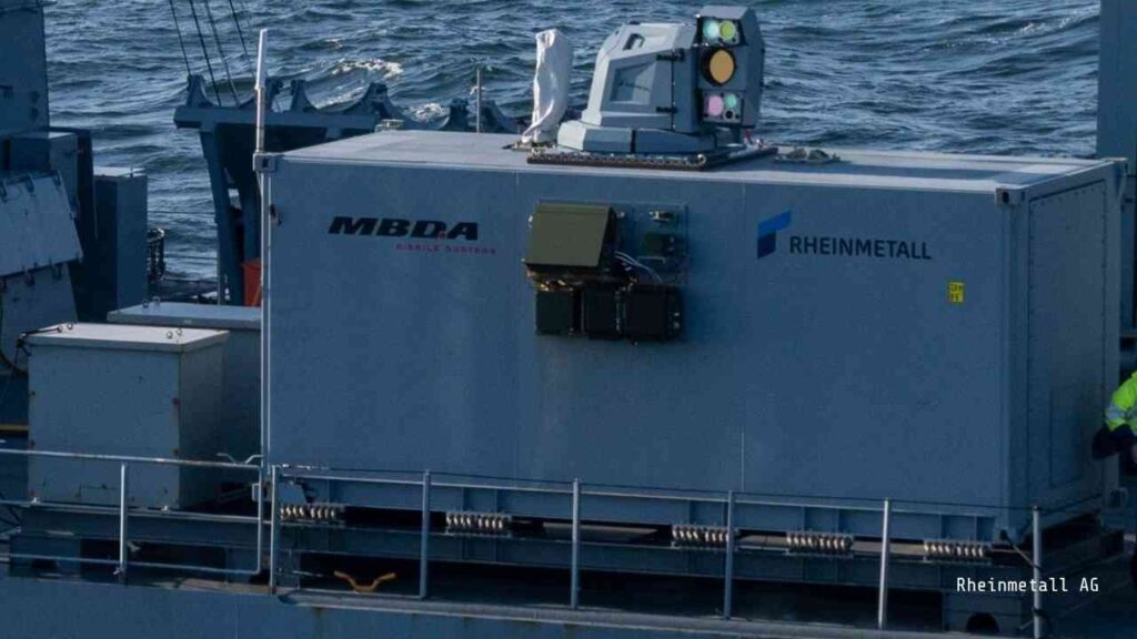 Laserwaffe bei Test auf Fregatte SACHSEN