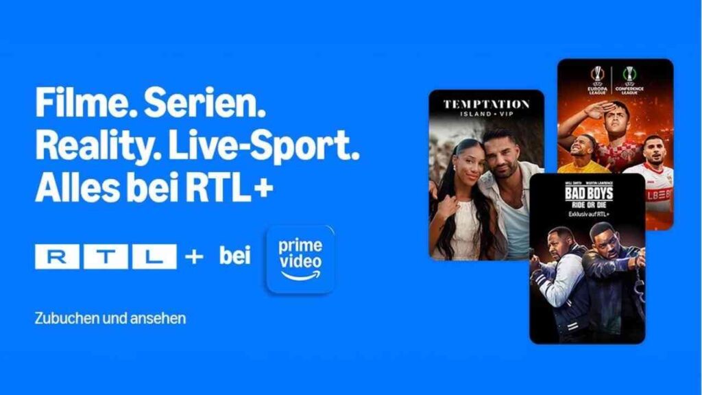 RTL+ startet als Channel bei Prime Video