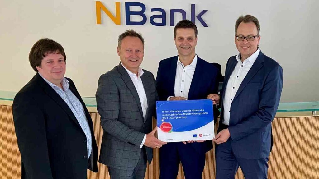 Förderbescheidübergabe für Sanierung Rathaus Werlte