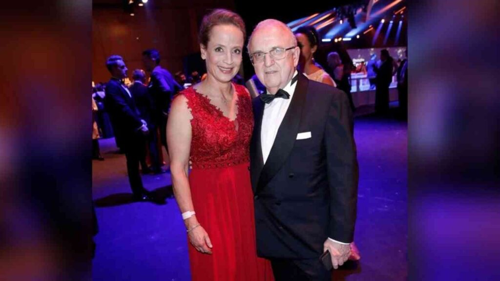 Isabell Werth und Wolfgang Urban bei einer Veranstaltung