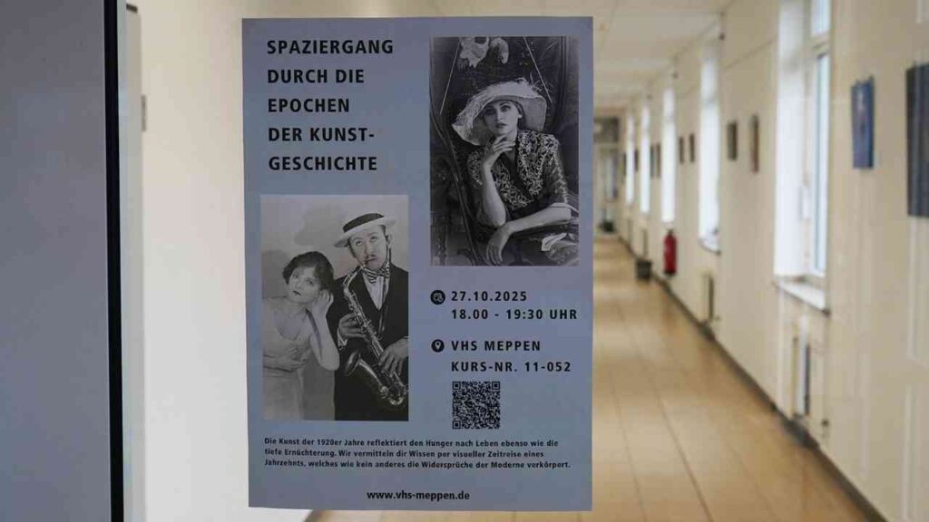 VHS Meppen lädt zur Kunst-Zeitreise in die 1920er Jahre ein
