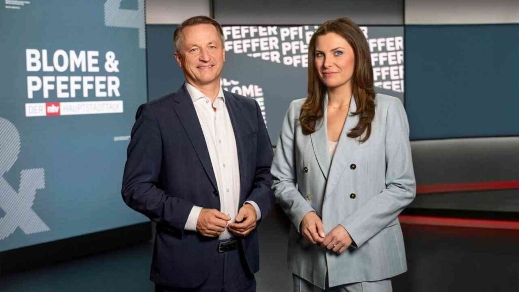 Polit-Talk „Blome & Pfeffer“ startet bei ntv mit Ricarda Lang und Wolfram Weimer