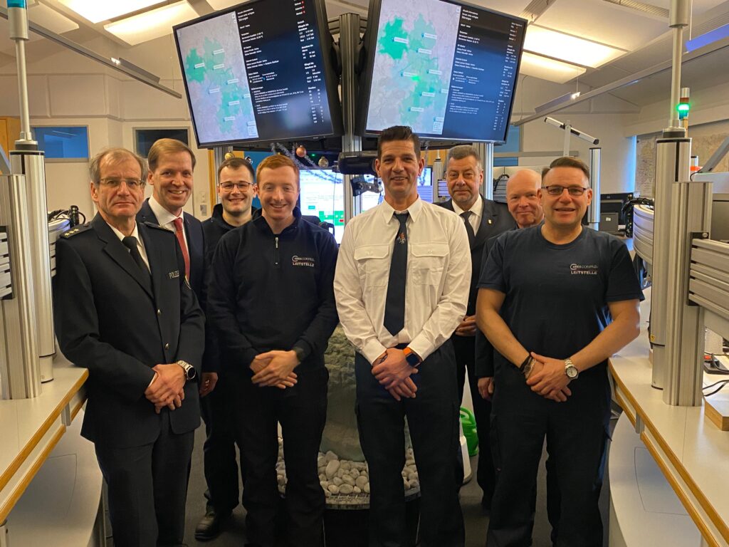 656 Heiligabend LR Leitstelle (C) Kreis Coesfeld