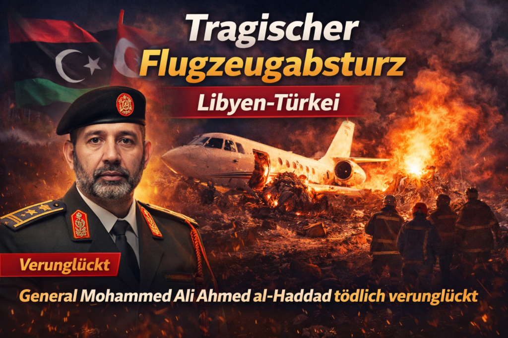 Libyens Generalstabschef bei Flugzeugabsturz in Türkei gestorben