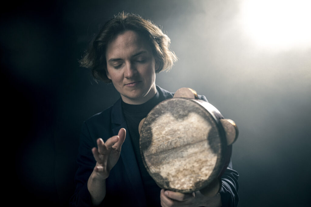 Perkussionistin Nora Thiele