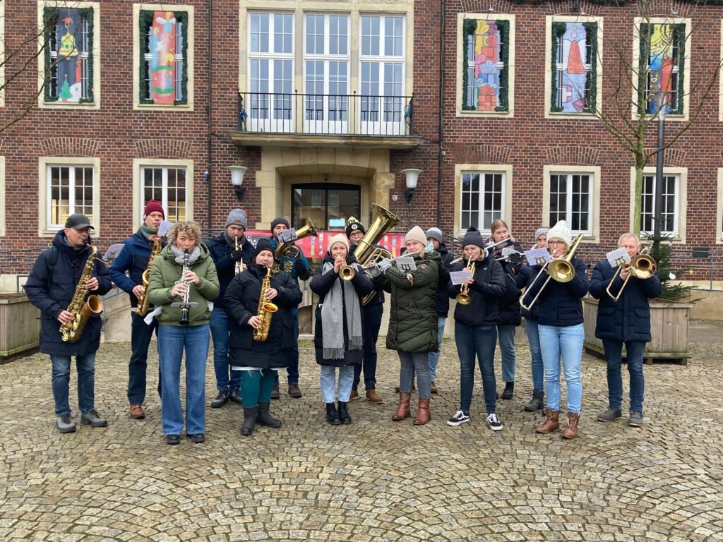 Stadtkapelle vorm Rathaus (c) Stadtmarketing Verein Coesfeld & Partner e.V