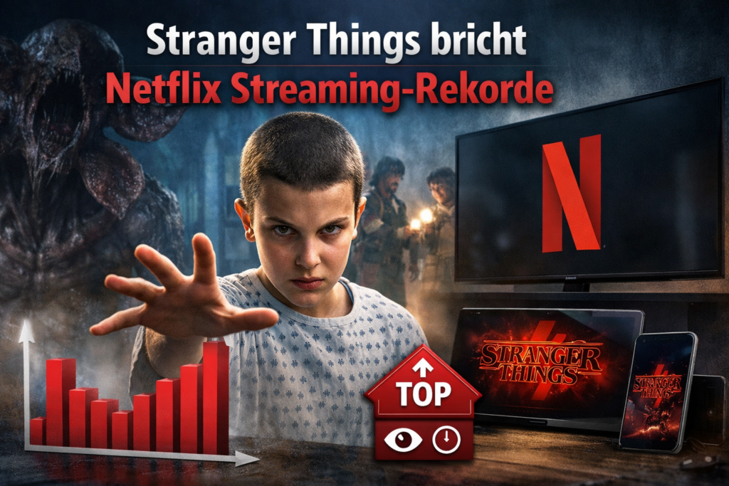 Stranger Things bricht Netflix Streaming Rekorde