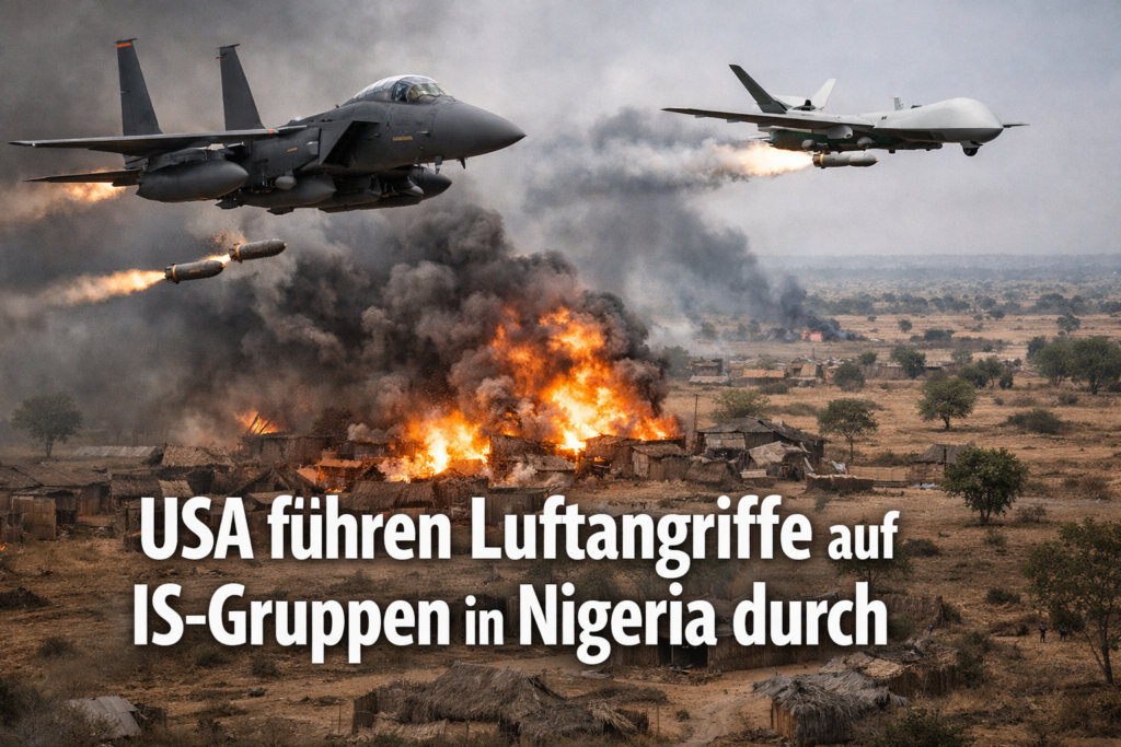 USA führen Luftangriffe auf IS Gruppen in Nigeria durch