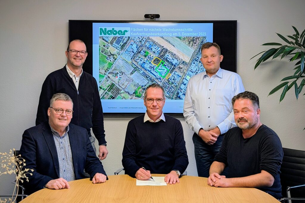 Vertragsunterzeichnung, Berling, Müller, Niekiel, Brümmer, Naber