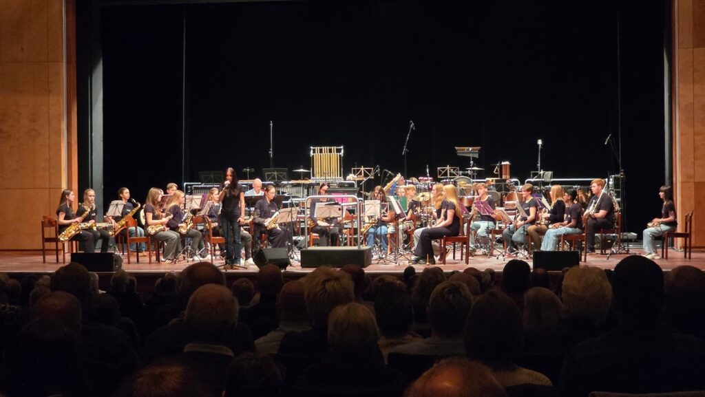 Die Big Band der Friedensschule.