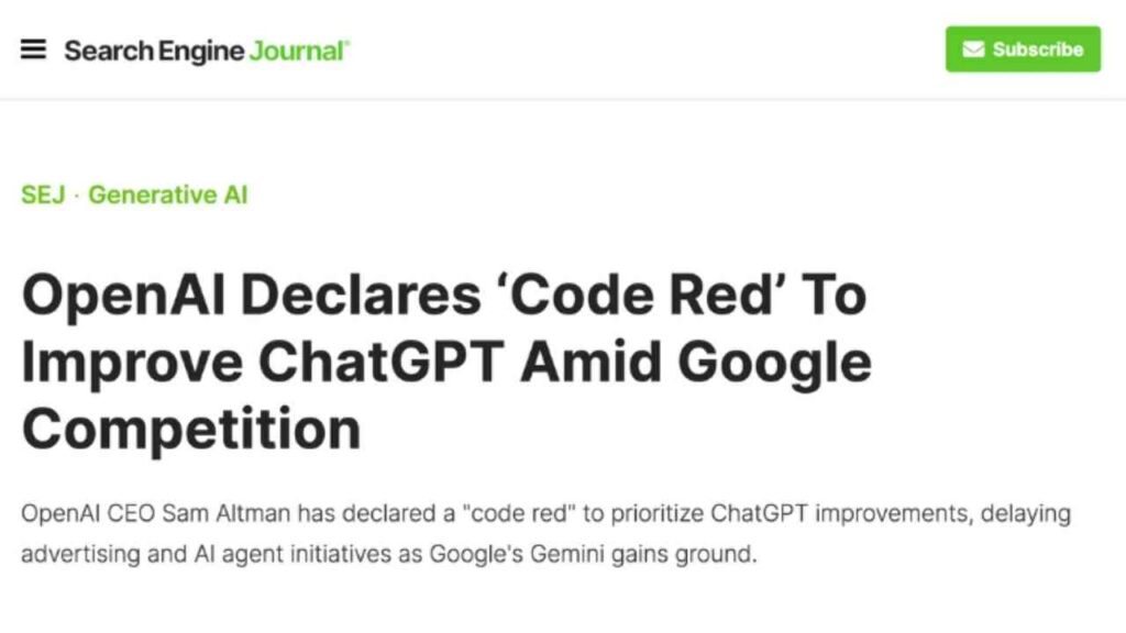 Code red open ai