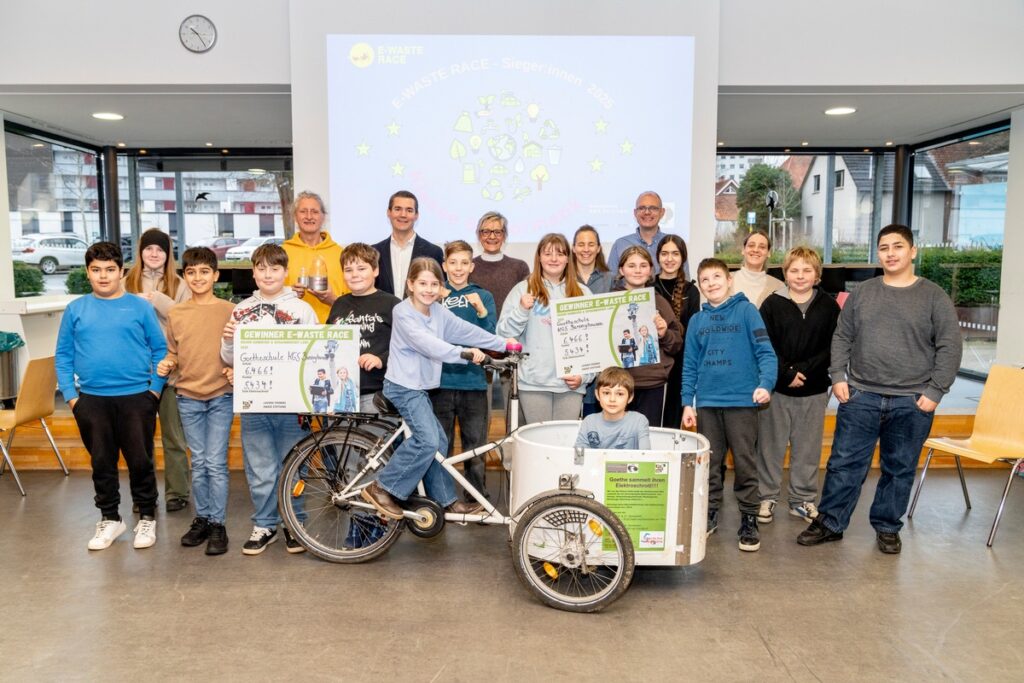 8. E Waste Race der Lavera Thomas Haase Stiftung erzielt neuen Sammelrekord Goetheschule KGS Barsinghausen gewinnt