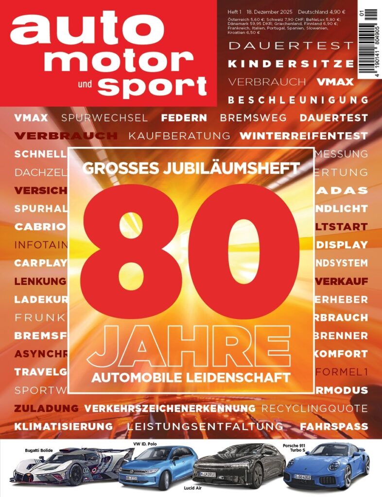 Auto motor und sport feiert 80. Geburtstag und startet mit XXL Ausgabe ins Jubiläumsjahr / Erstausgabe begründete die Motor Presse Stuttgart