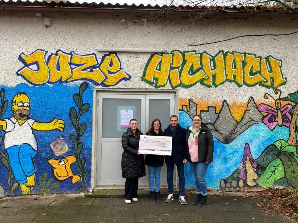 Juzo radelt für den guten Zweck / Spende für das Jugendzentrum Aichach