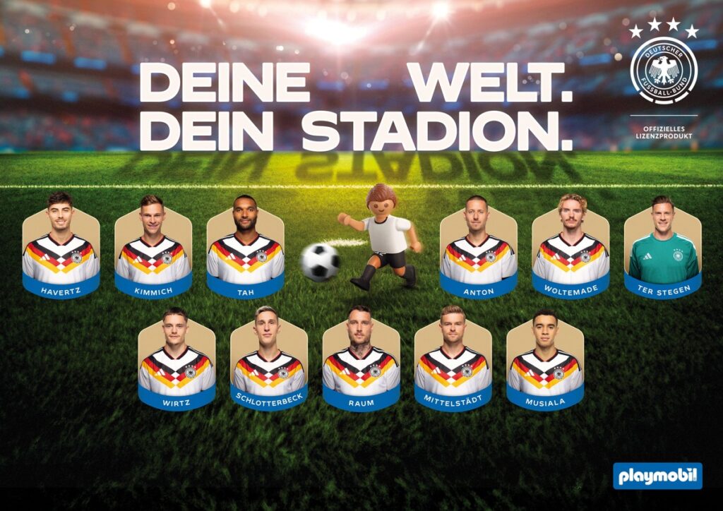 Auf dem Weg zur Fußball Weltmeisterschaft 2026: Playmobil bringt die Nationalmannschaft ins Spiel