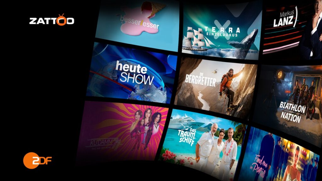 ZDF Streaming Portal ab sofort direkt über Zattoo verfügbar