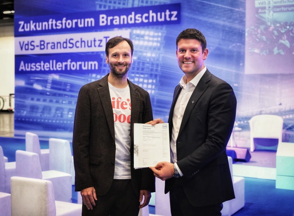 JOB gratuliert LG zur VdS Anerkennung nach VdS 6024 / AMFE Technologie setzt Maßstäbe im geräteintegrierten Brandschutz