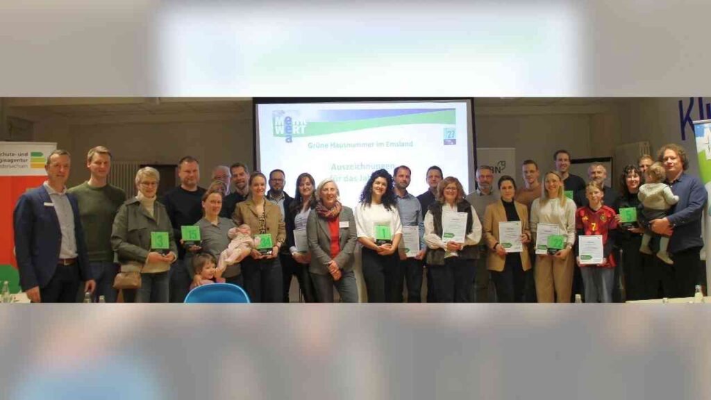 200 Grüne Hausnummer vergeben