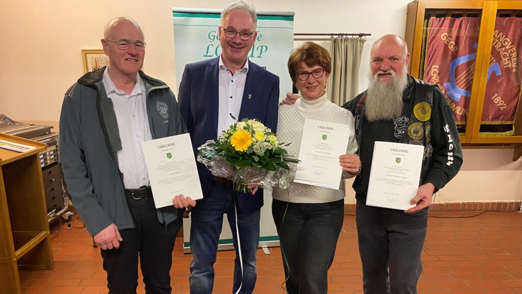 Neujahrsempfang Lorup Ehrungen