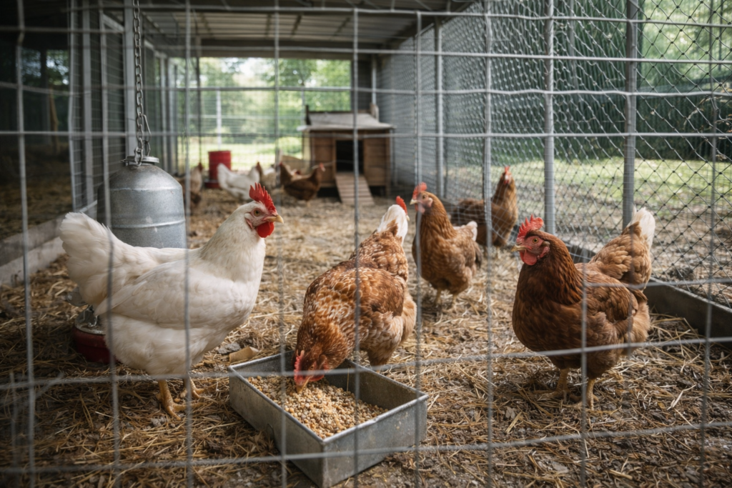 Aufstallungspflicht bei Geflügel