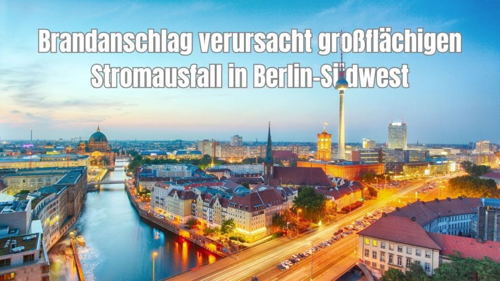 Brandanschlag verursacht großflächigen Stromausfall