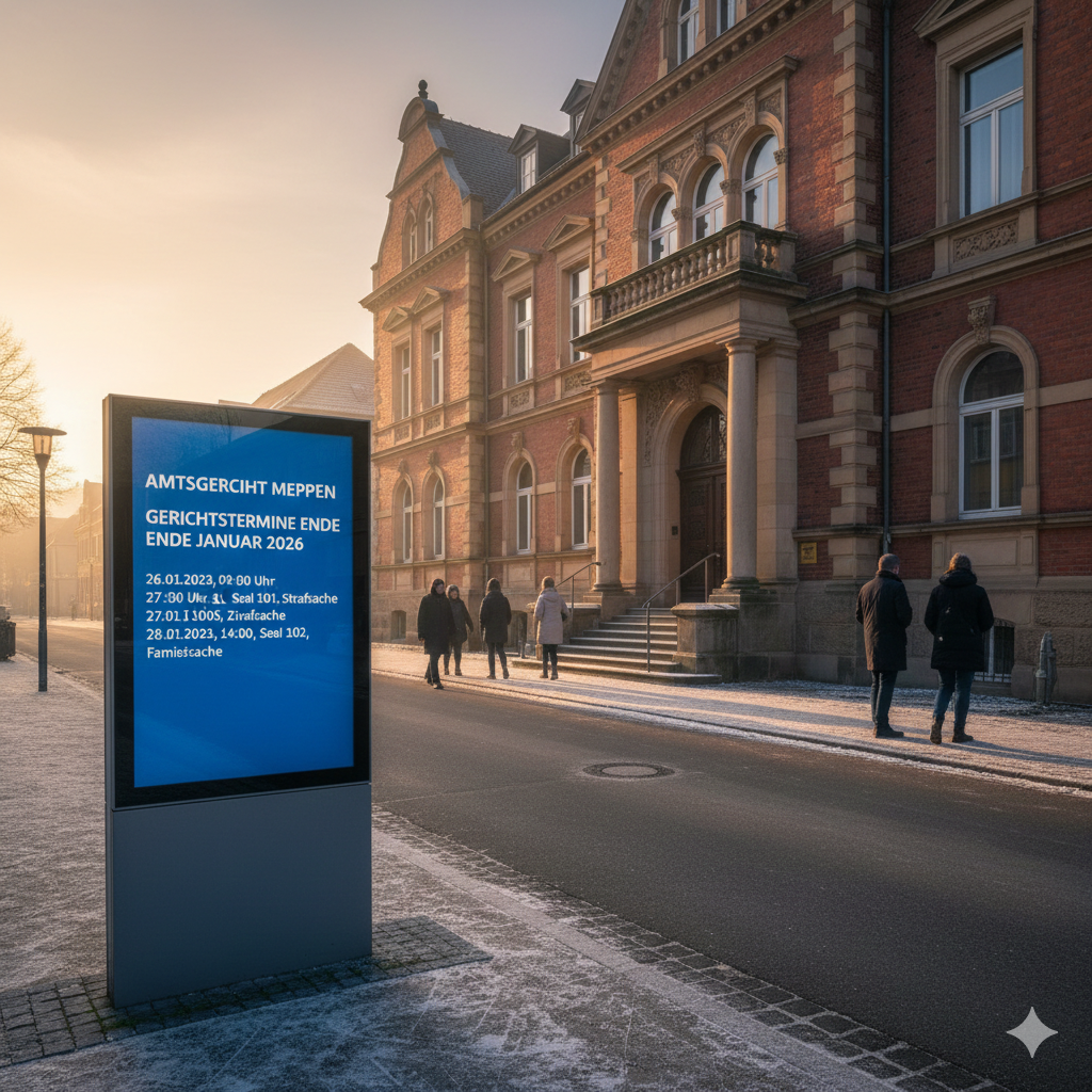 Gerichtstermine Ende Januar 2026