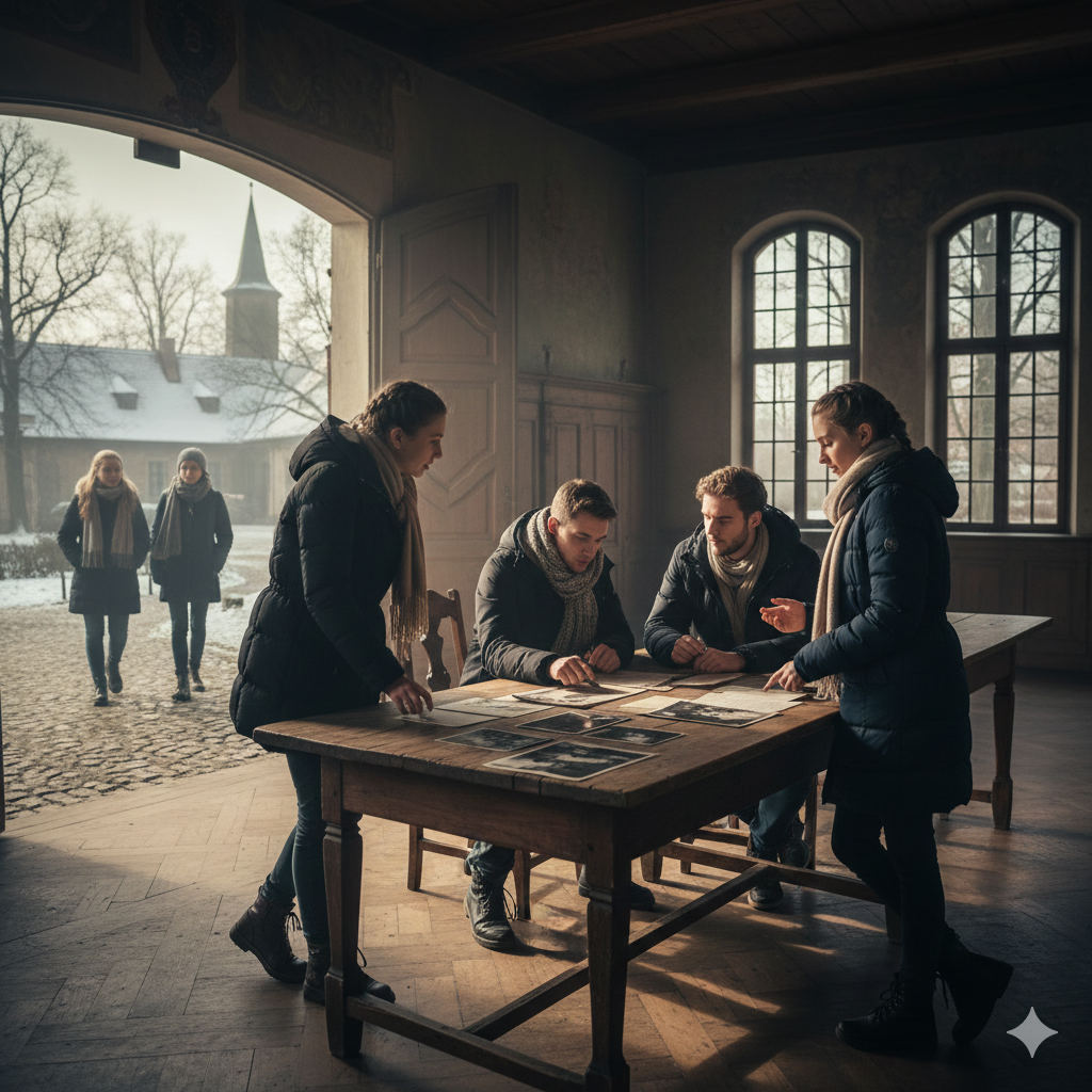 Junge Deutsche und Polen im Dialog über Geschichte und Zukunft bei Studienfahrt nach Kreisau