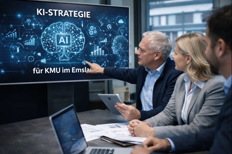 KI Strategie Systematische Wirkung für KMU im Emsland