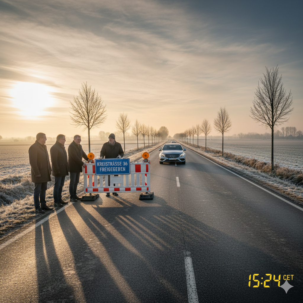 Kreisstraße 36 in Lohne wieder für Verkehr freigegeben