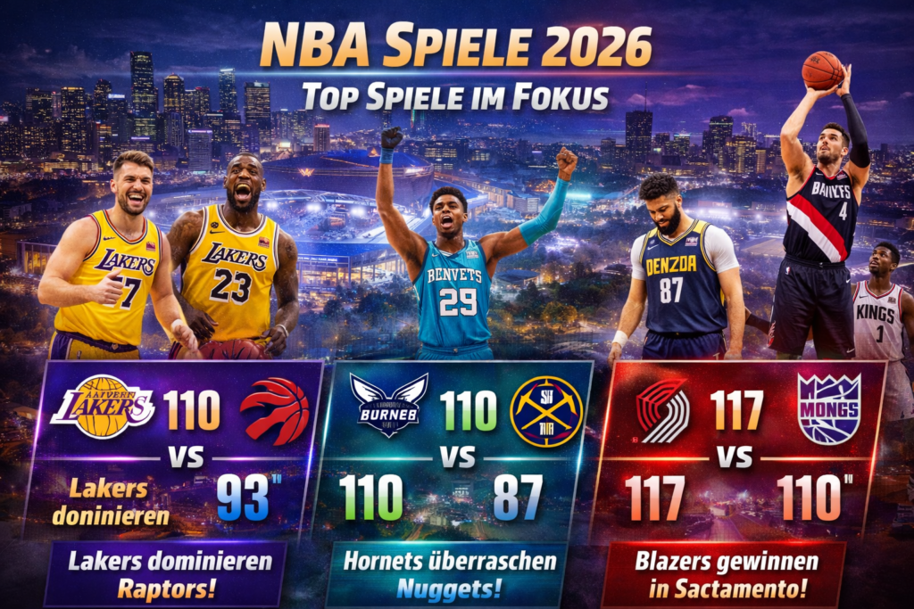 Lakers, Hornets und Trail Blazers siegen