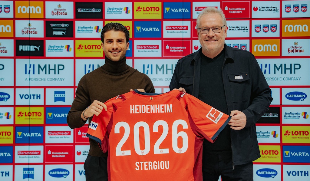 Leonidas Stergiou verstärkt den FCH in der Rückrunde!