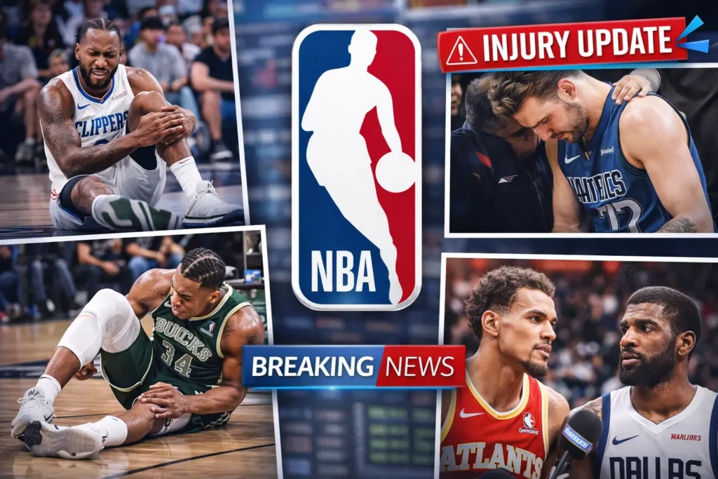 Verletzungs Updates und Spieler News aus der NBA
