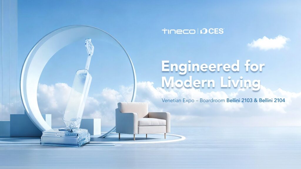 Tineco präsentiert auf der CES 2026 ein modernes Wohnkonzept und sein neuestes smartes Reinigungsportfolio