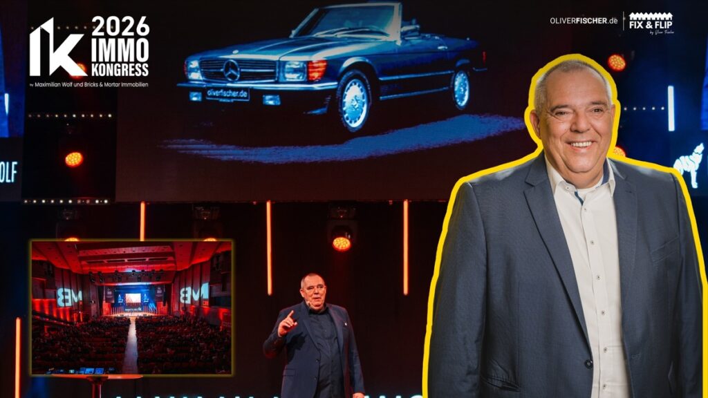 ImmoKongress 2026: FIX&FLIP, Digitalisierung und KI der Weg zu nachhaltigem Vermögensaufbau mit Immobilien