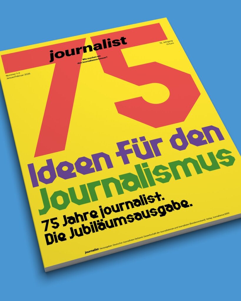Jubiläumsausgabe: 75 Jahre journalist mit 75 Ideen für den Journalismus