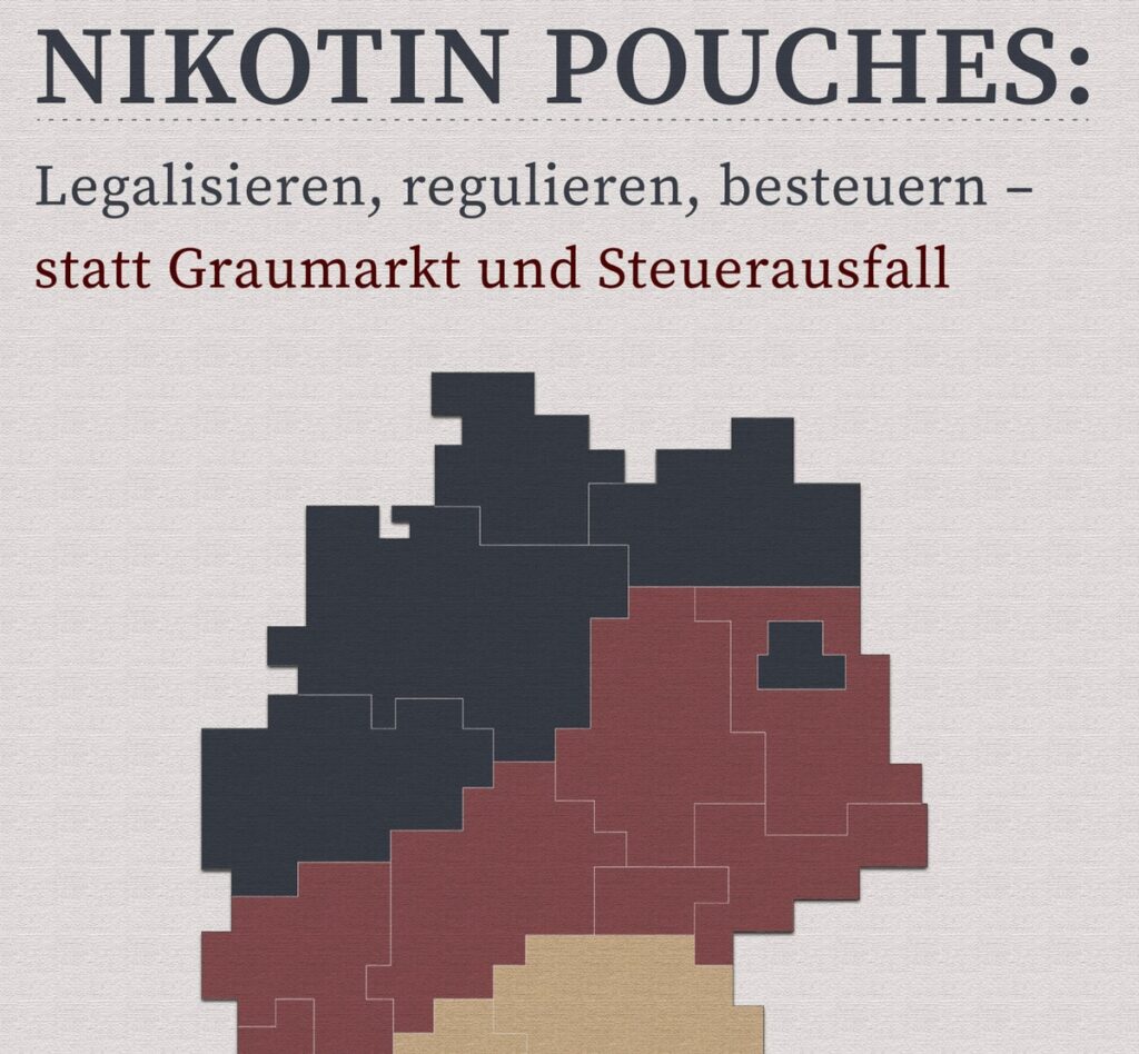Milliarden futsch! Nikotin Pouches: Legalisieren, regulieren, besteuern statt Graumarkt