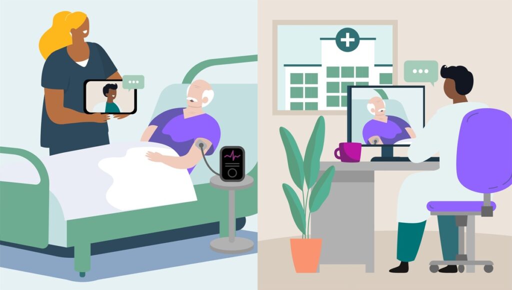 Asklepios Kliniken, Krankenkassen und Pflegeeinrichtungen starten virtuelle Krankenhausstationen