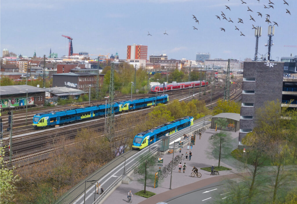 Für die Reaktivierung der WLE Strecke ist die Stadt Münster für die Erschließung der Haltepunkte zuständig